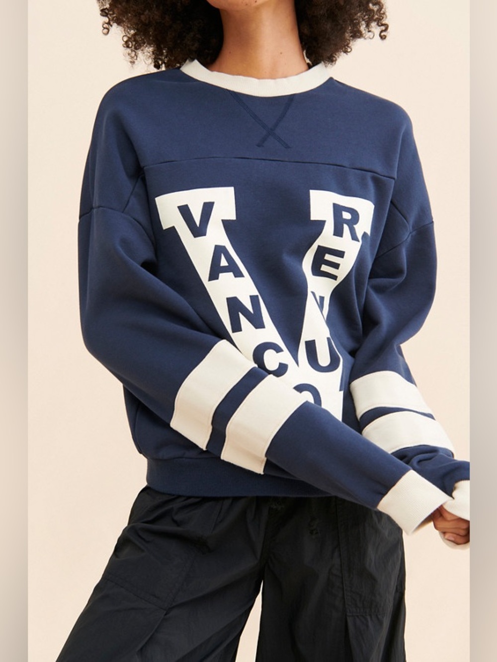 Falling Forward Vancouver Hockey Crew Neck